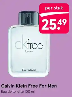 Etos Calvin Klein Free For Men aanbieding