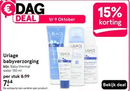 Etos Uriage babyverzorging aanbieding