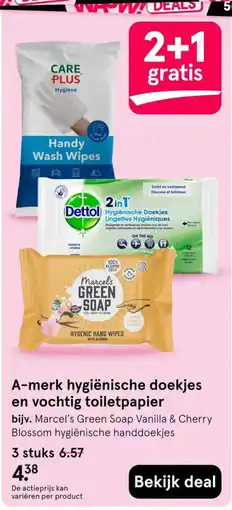 Etos care plus handy wash wipes aanbieding