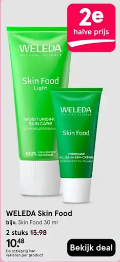 Etos weleda skin food aanbieding