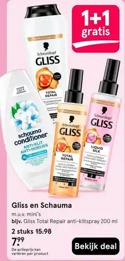 Etos Gliss en Schauma aanbieding
