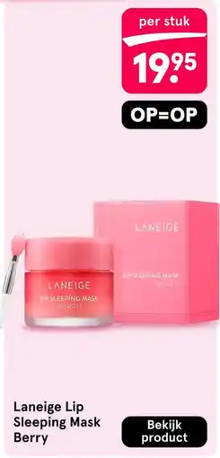 Etos Laneige Lip Sleeping Mask Berry aanbieding