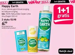Etos Happy Earth shower gel aanbieding