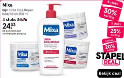 Etos Mixa Urea Cica Repair bodylotion 250 ml aanbieding