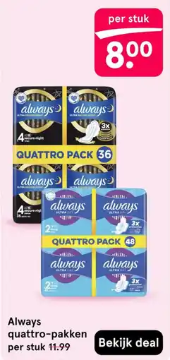 Etos Always quattro-pakken aanbieding