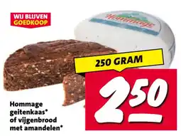 Nettorama Hommage geitenkaas of vijgenbrood met amandelen aanbieding