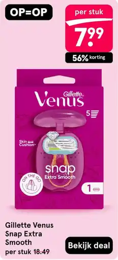 Etos Gillette Venus Snap Extra Smooth aanbieding