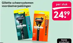 Etos Gillette scheersystemen aanbieding