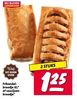Nettorama Frikandelbroodje XL of saucijzenbroodje aanbieding