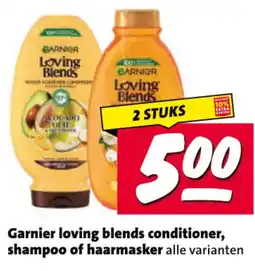 Nettorama Garnier loving blends conditioner, shampoo of haarmasker aanbieding