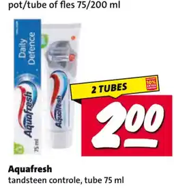 Nettorama Aquafresh tandsteen controle aanbieding