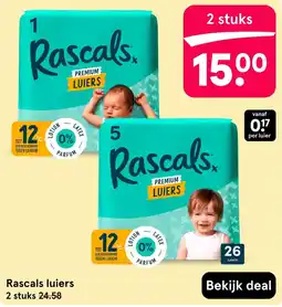 Etos Rascals luiers aanbieding