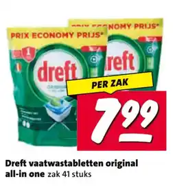Nettorama Dreft vaatwastabletten original aanbieding