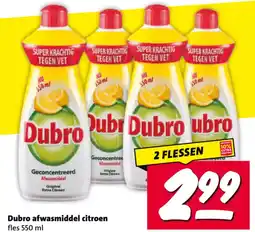 Nettorama Dubro afwasmiddel citroen aanbieding