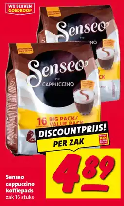 Nettorama Senseo cappuccino aanbieding