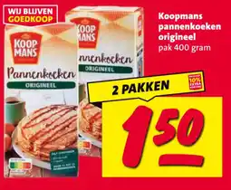 Nettorama Koopmans pannenkoeken origineel aanbieding