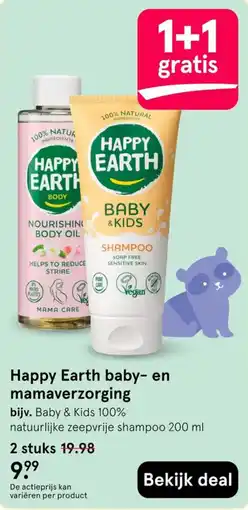 Etos Happy Earth baby- en mamaverzorging aanbieding