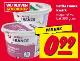 Nettorama Petite France kwark aanbieding