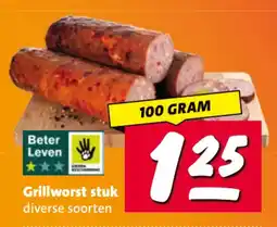 Nettorama Grillworst stuk aanbieding