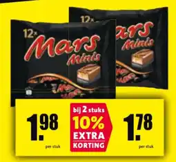 Nettorama Mars Minis aanbieding