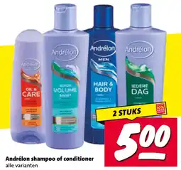 Nettorama Andrélon shampoo of conditioner aanbieding