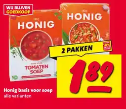 Nettorama Honig basis voor soep aanbieding