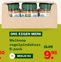 Welkoop Welkoop vogelpindakaas aanbieding