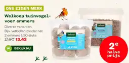 Welkoop Welkoop tuinvogelvoer emmers aanbieding