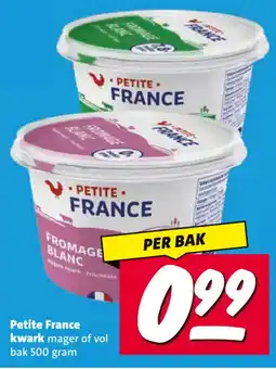 Nettorama Petite France kwark aanbieding