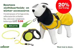 Welkoop Beeztees zichtbaarheids- en winter accessoires aanbieding
