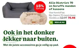 Welkoop District 70 en Scruffs manden of kussens aanbieding