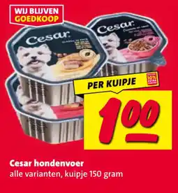 Nettorama Cesar hondenvoer aanbieding