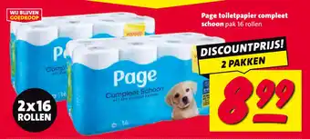 Nettorama Page toilet papier compleet schoon aanbieding