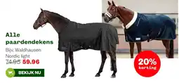 Welkoop Waldhausen paardendekens aanbieding