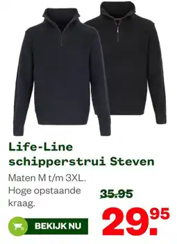Welkoop Life-Line schipperstrui Steven aanbieding