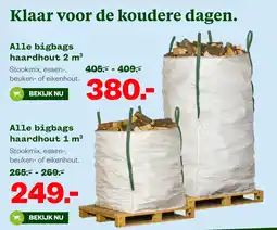 Welkoop Alle bigbags haardhout 2 m³ aanbieding
