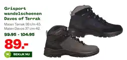 Welkoop Grisport wandelschoenen Davos of Terrak aanbieding