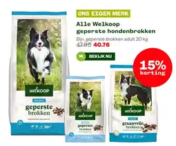 Welkoop Welkoop geperste hondenbrokken aanbieding