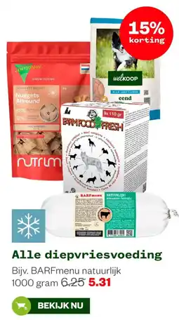 Welkoop BARFmenu aanbieding