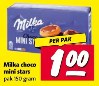 Nettorama Milka choco mini stars aanbieding