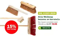 Welkoop Welkoop bezems en borstels aanbieding