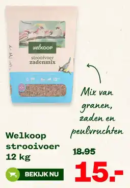 Welkoop Welkoop strooivoer zadenmix aanbieding