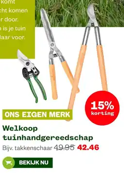Welkoop Welkoop tuinhandgereedschap aanbieding