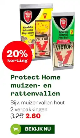 Welkoop Protect Home muizen- en rattenvallen aanbieding
