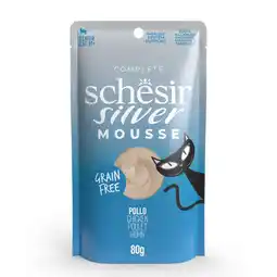 Pets Place Schesir Silver Mouse - Natvoer - 80 g Kip aanbieding