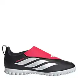 Wehkamp adidas Performance Predator Club junior imitatieleren voetbalschoenen - zwart/wit/rood aanbieding
