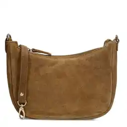 Wehkamp Manfield suede crossbody tas bruin aanbieding