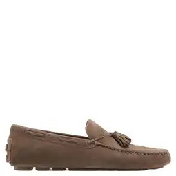 Wehkamp Mango Man suède mocassins - bruin aanbieding