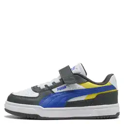 Wehkamp Puma Caven III Block mesh sneakers grijs/kobaltblauw/wit aanbieding