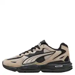 Wehkamp Puma Fade mesh sneakers - zwart/ecru aanbieding